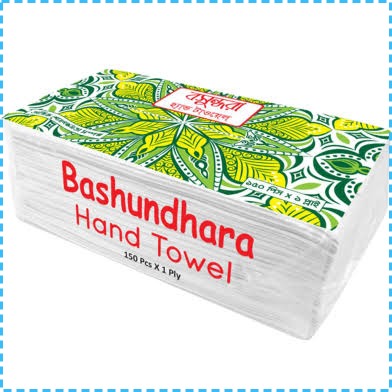 BASHUNDHARA HAND TOWEL 150 PCS