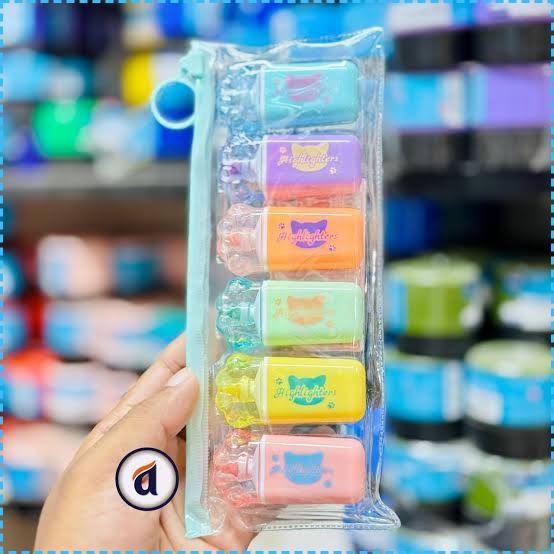 6 PCS PUTUL HIGHLIGHTER