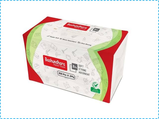 BASHUNDHARA HAND TOWEL 200 PCS